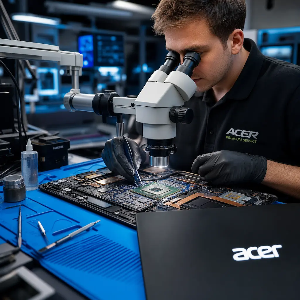 Замена видеокарты ноутбука Acer в городе Бор