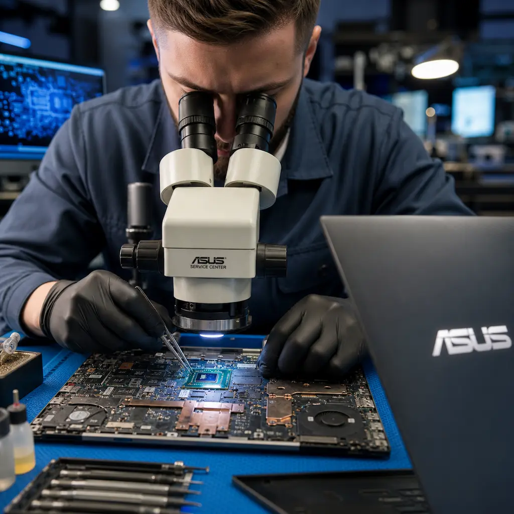 Замена видеокарты ноутбука Asus в городе Бор
