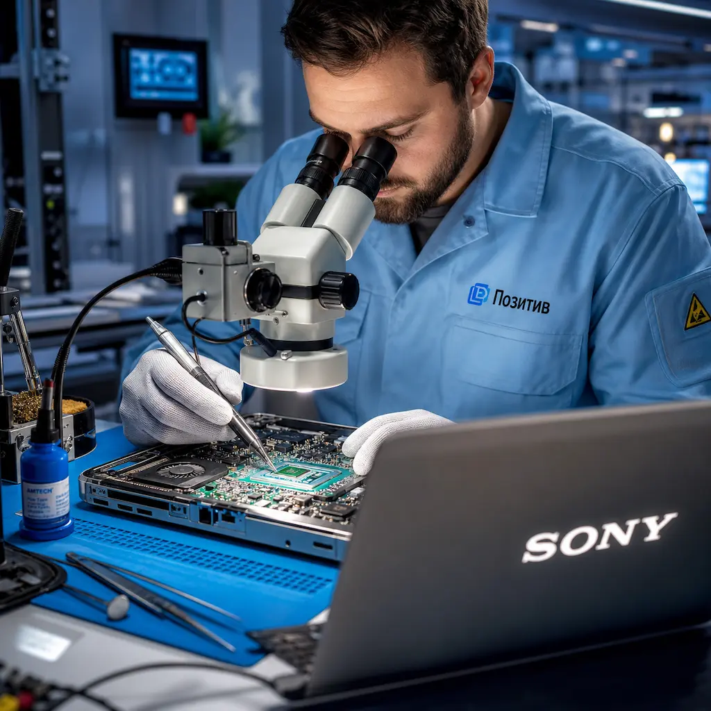 Замена видеокарты ноутбука Sony в городе Бор