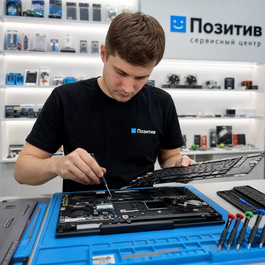 заменить клавиатуру на ноутбуке Samsung в городе Бор