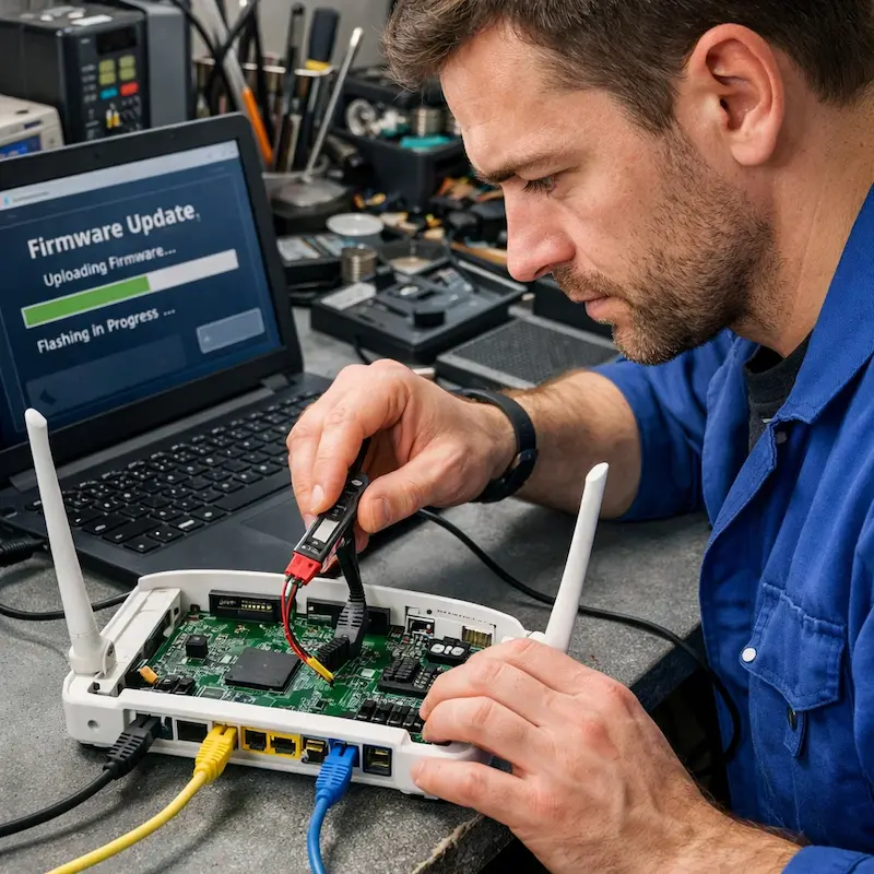 Обновление прошивки роутера в городе Бор