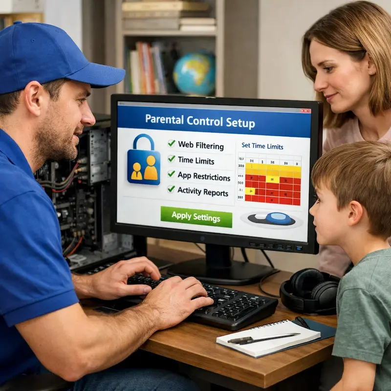 установка родительского контроля в городе Бор