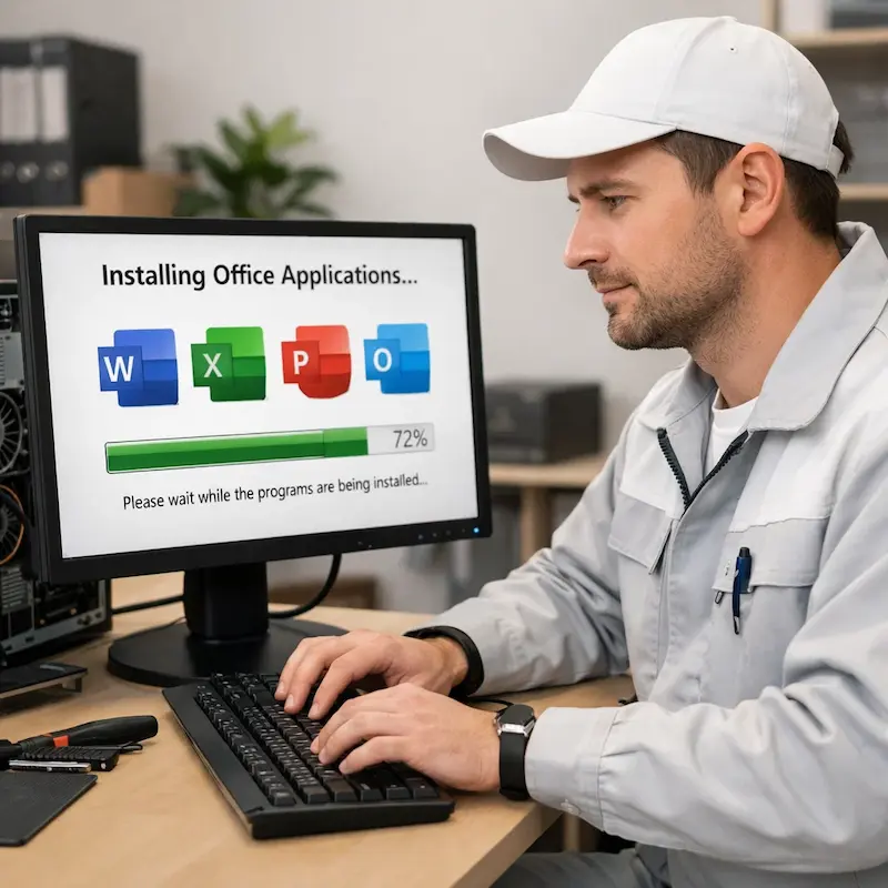 установка офисных программ на компьютер в городе Бор