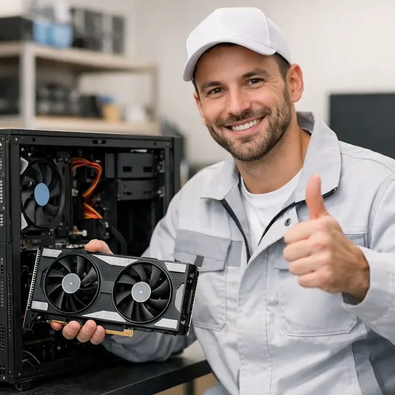 установка видеокарты на ПК в городе Бор