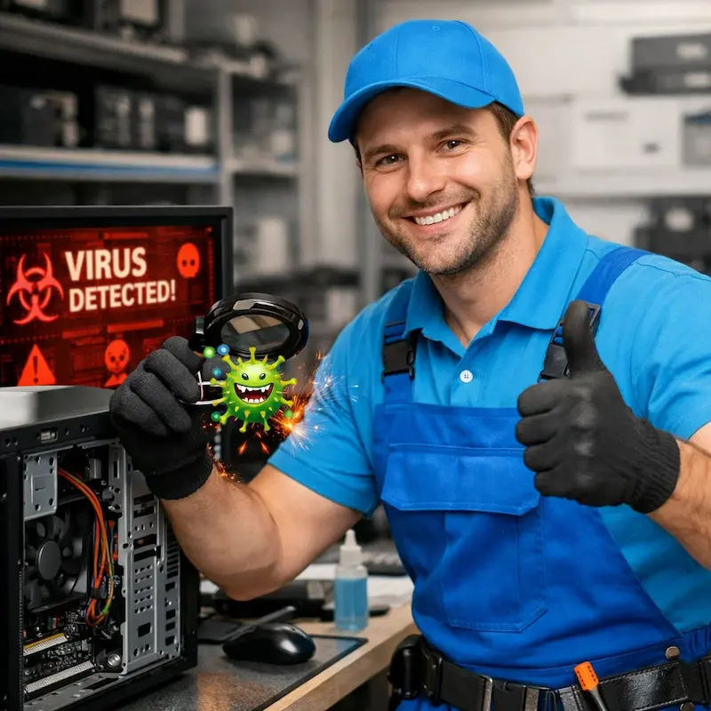 Удаление вирусов с компьютера в городе Бор